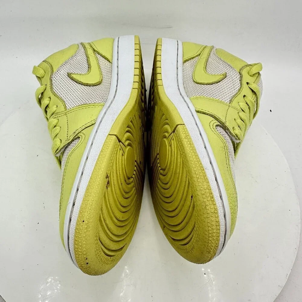 Nike Air Jordan 1 Low Women Size 8 DH9619-103 Limelight White Training Shoes
